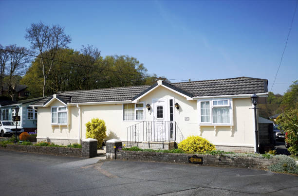 Beautiful Yellow House buy a mobile home