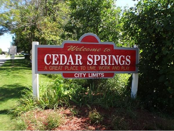 Cedar Springs is a small town