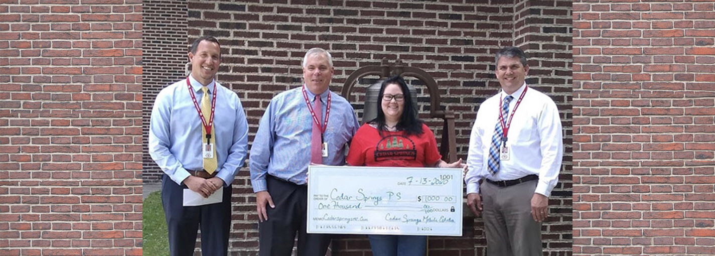 Cedar Springs Public Schools Receives Donation from CSME