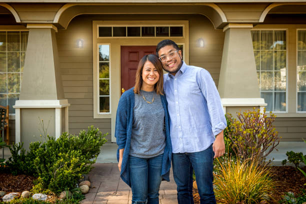 young, attractive Asian American couple 