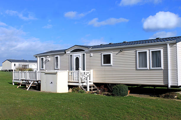 White caravans buying a mobile home