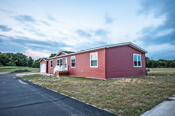 New manufactured home in a new community mobile home